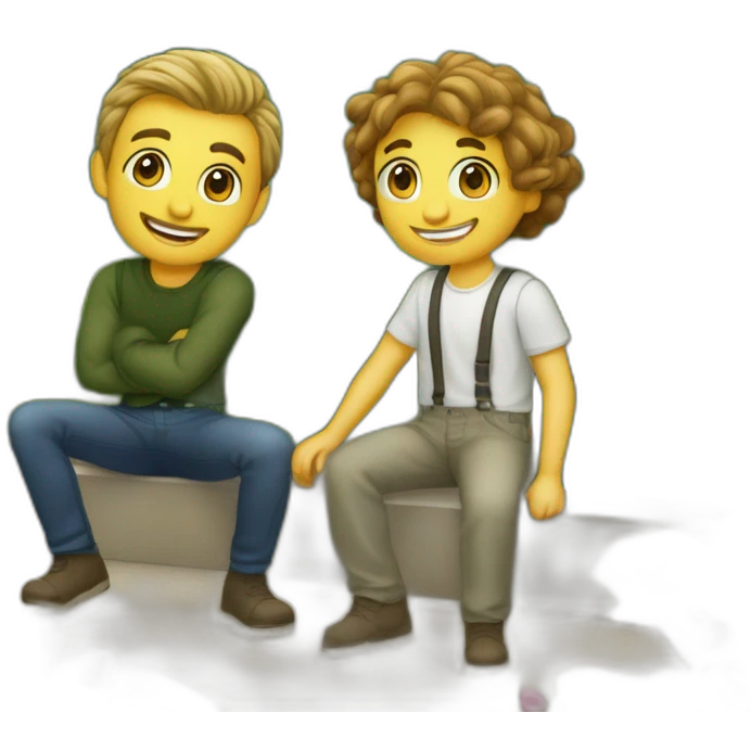 Adam et Ève dans le jardin d’Eden emoji