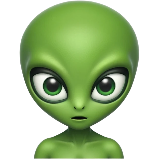 alien standing back view emoji