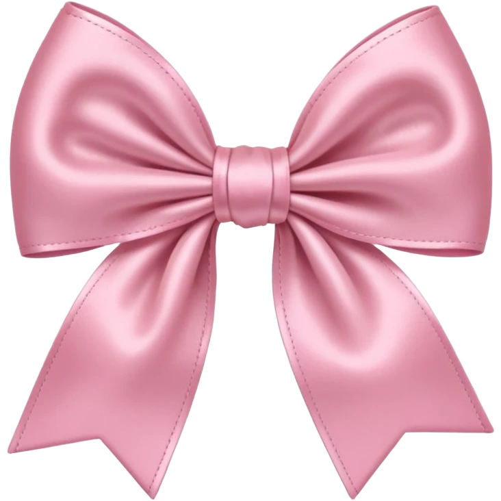 Baby pink bow emoji