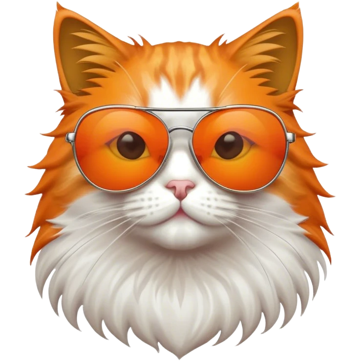Cat wearing sunglasses emoji