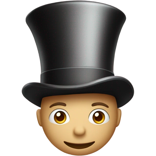 Dancing top hat ￼ emoji