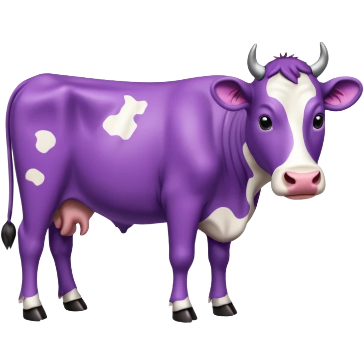purple cow emoji