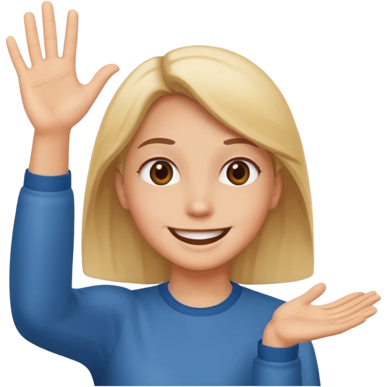 Personne qui fait semblant de croire en quelqu'un  emoji