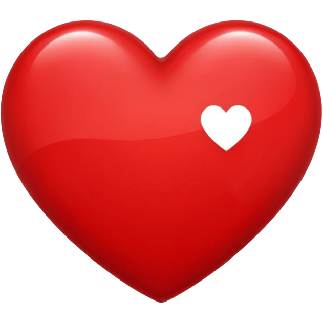 Tone it up og heart logo in ios style emoji