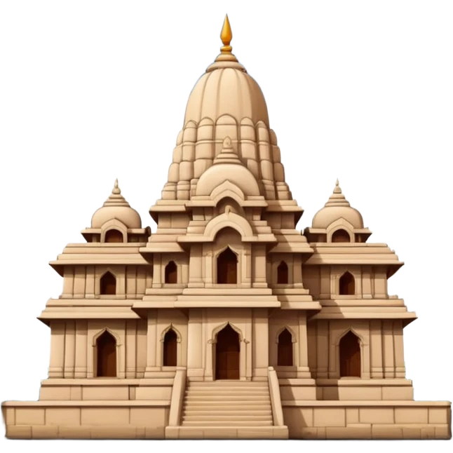a shikhar ji temple situated in india emoji
