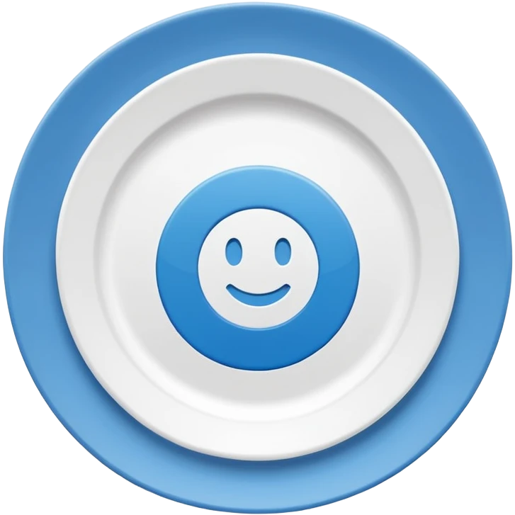 notepad with a small plate symbol emoji