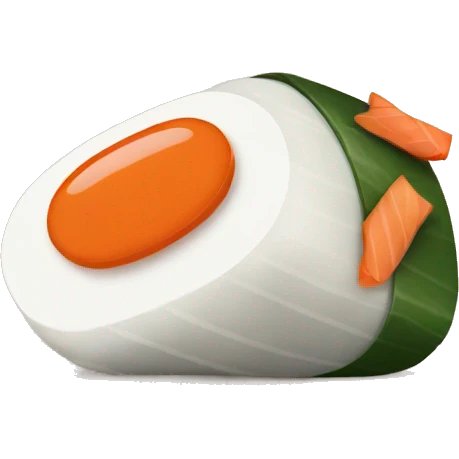 Sad sushi emoji