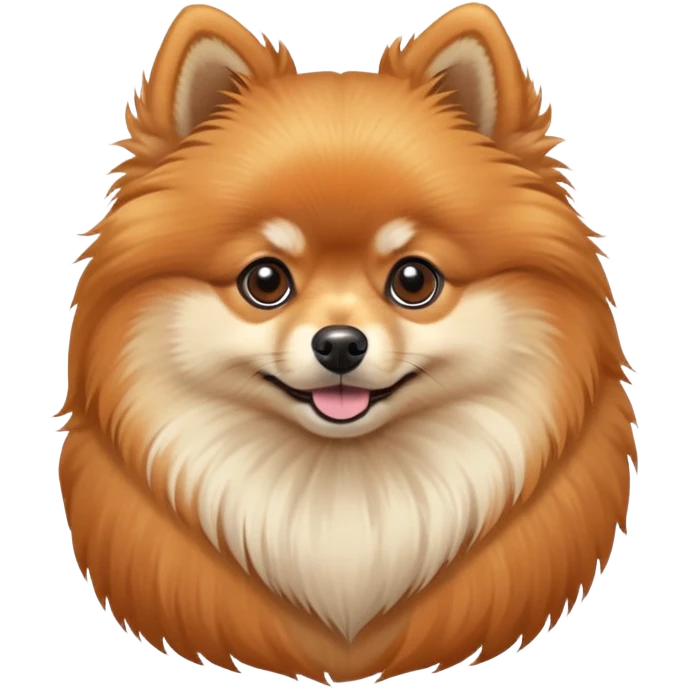 orange brown pomerania shpiz emoji