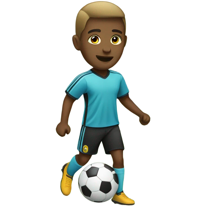 Someone playing soccer emoji