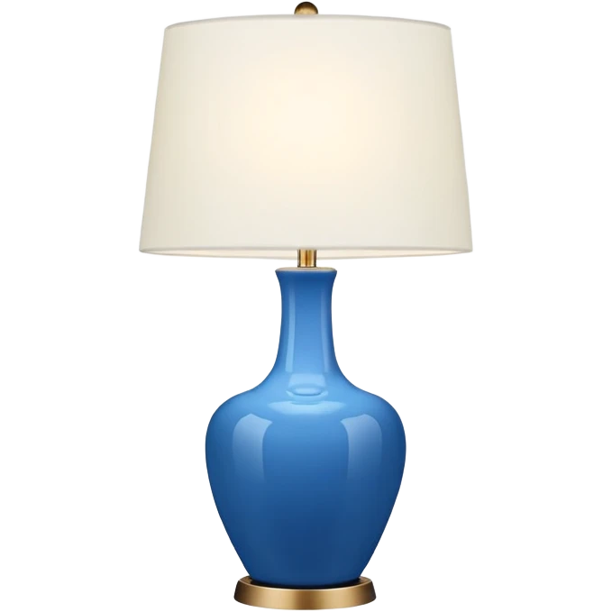 blue table lamp  emoji