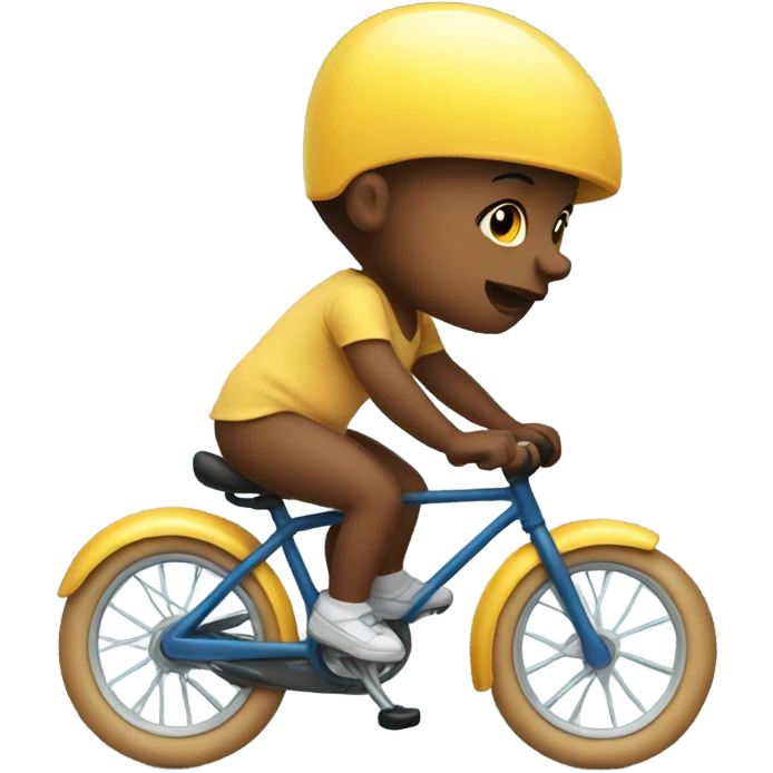 Baby on a bike emoji