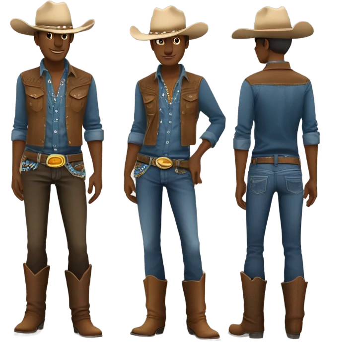 cowboy chic emoji