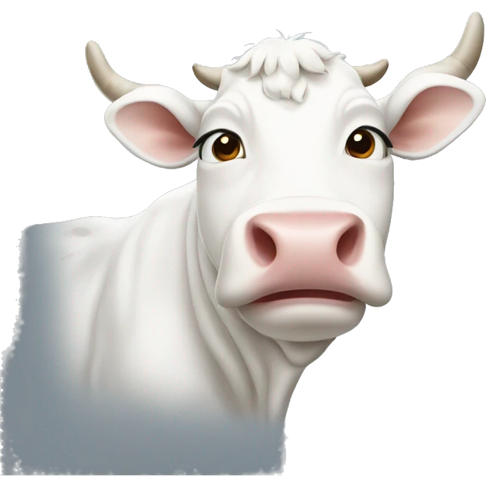 White cow emoji