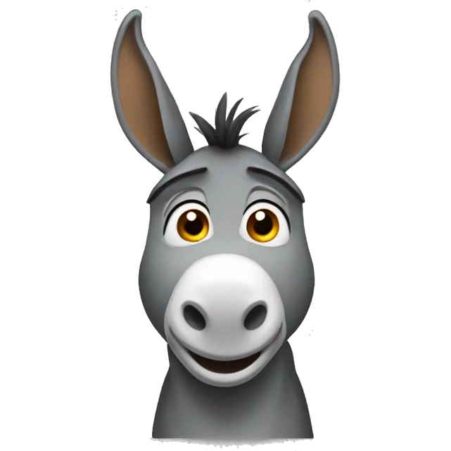 donkey saying sorry holding ears emoji