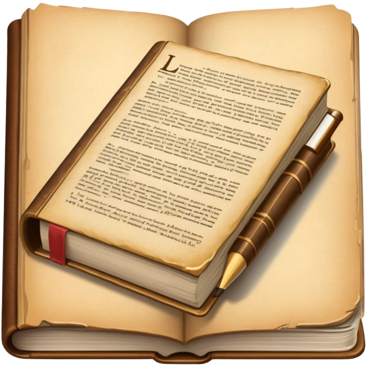 Law textbook emoji