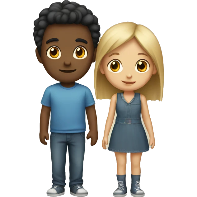girl and boy  emoji