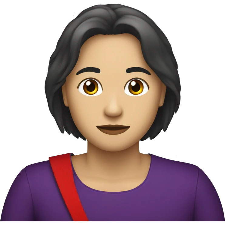 bandera morada amatilla y roja emoji