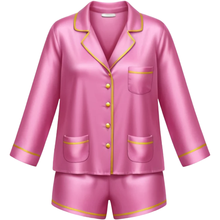 Pink silk pyjamas  emoji