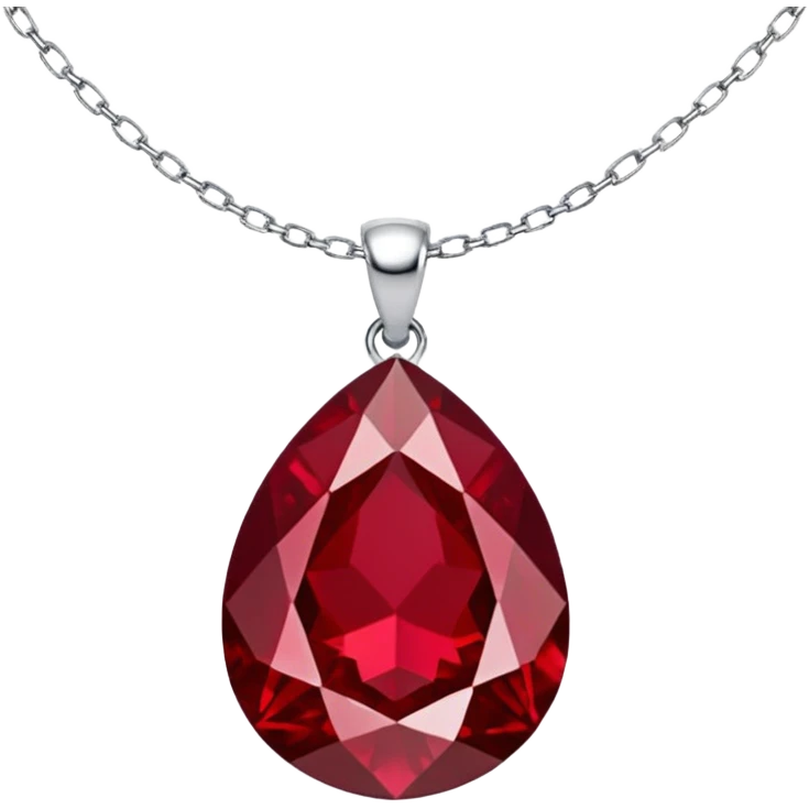 ruby necklace emoji