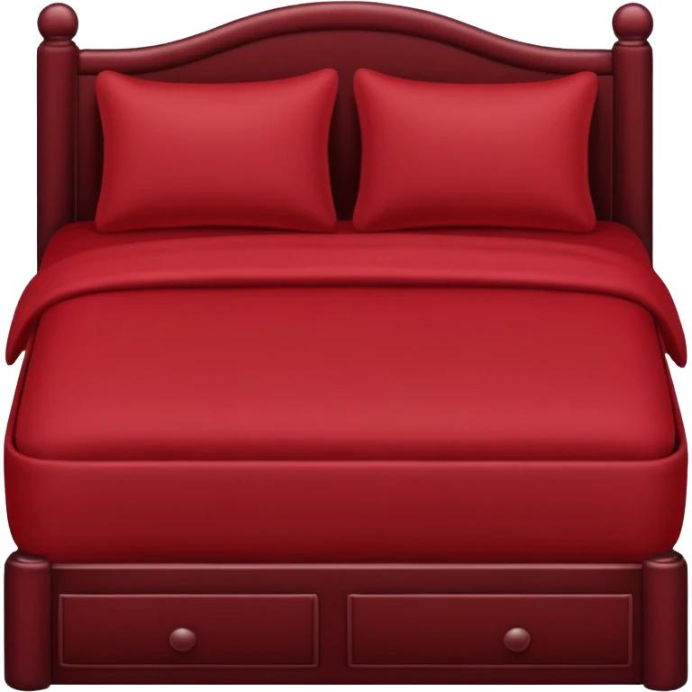 dark red bed emoji emoji