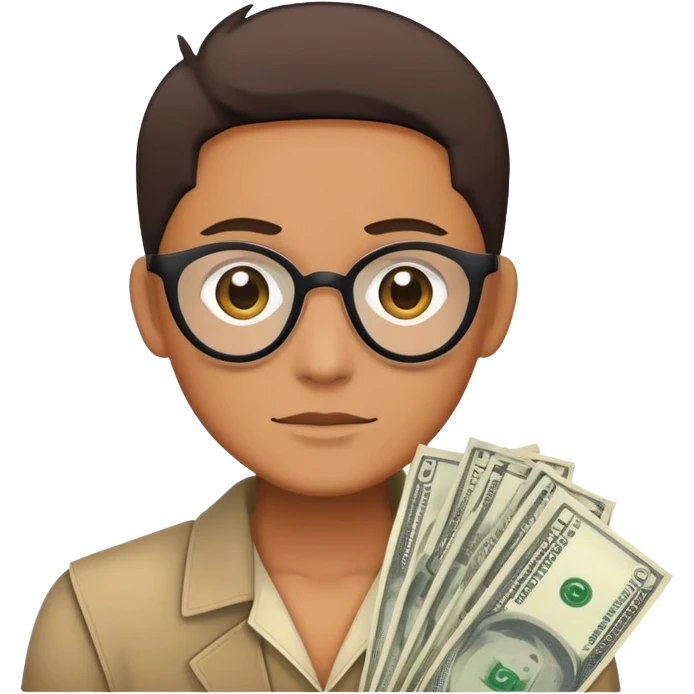tobi with money emoji
