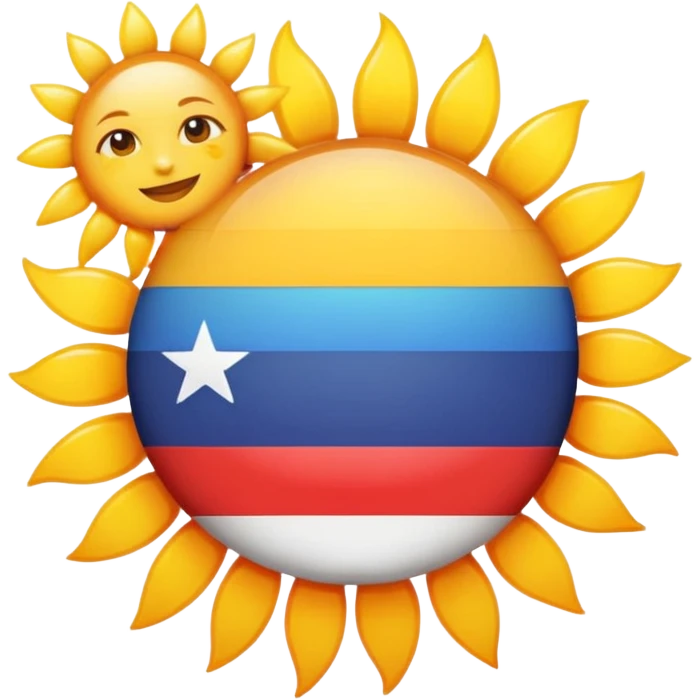 United States WITH The sun emoji