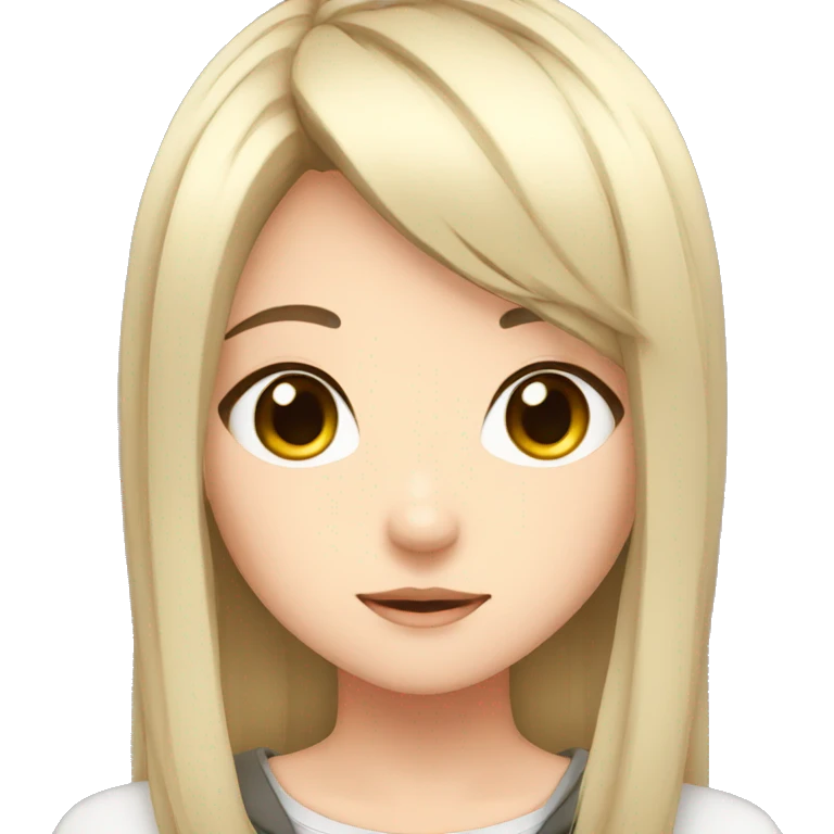 Anime girl emoji