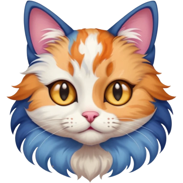 As me a un gato con los ojos de estrella emoji