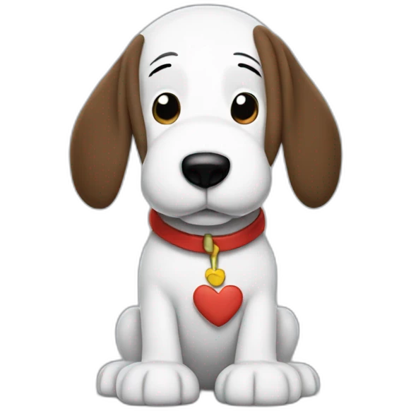 Snoopy-cartoon emoji