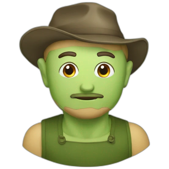 Crotte verte emoji