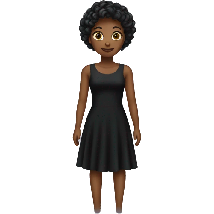 Black dress emoji
