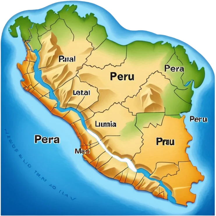 Peru map emoji