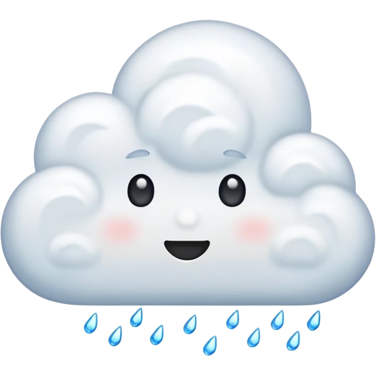 cloud with sparkles  emoji