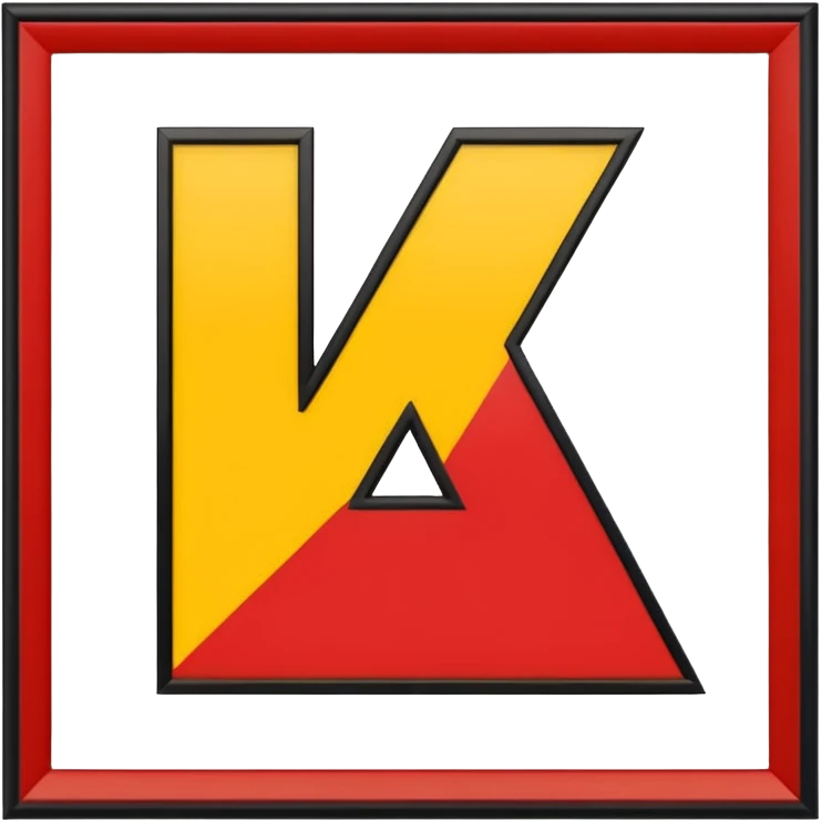 Mejorar la numero 4 las lineas del mismo tamaño color rojo amarillo y negro emoji