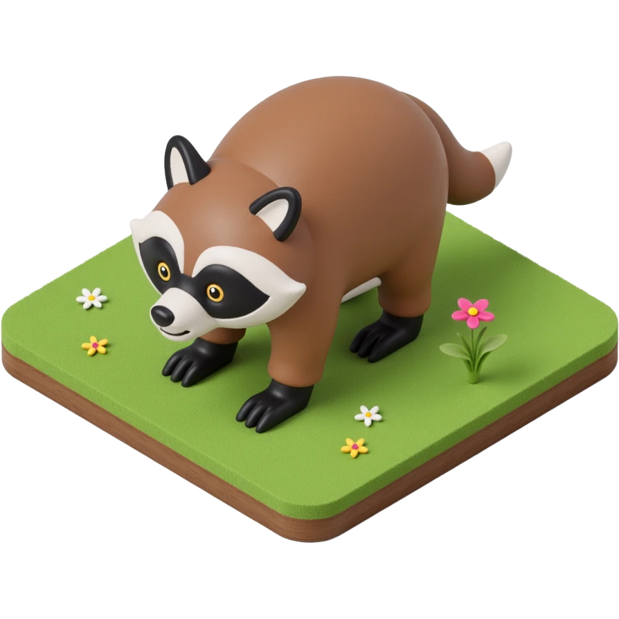 Raccoon emoji