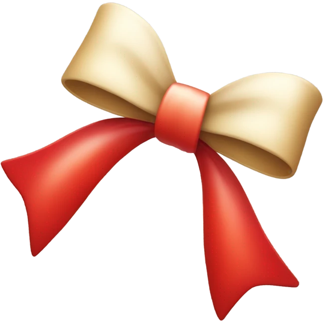 Red bow emoji