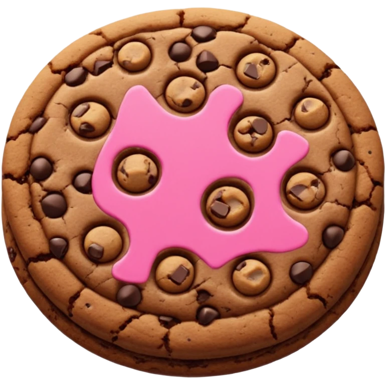 Chocolate cookie emoji