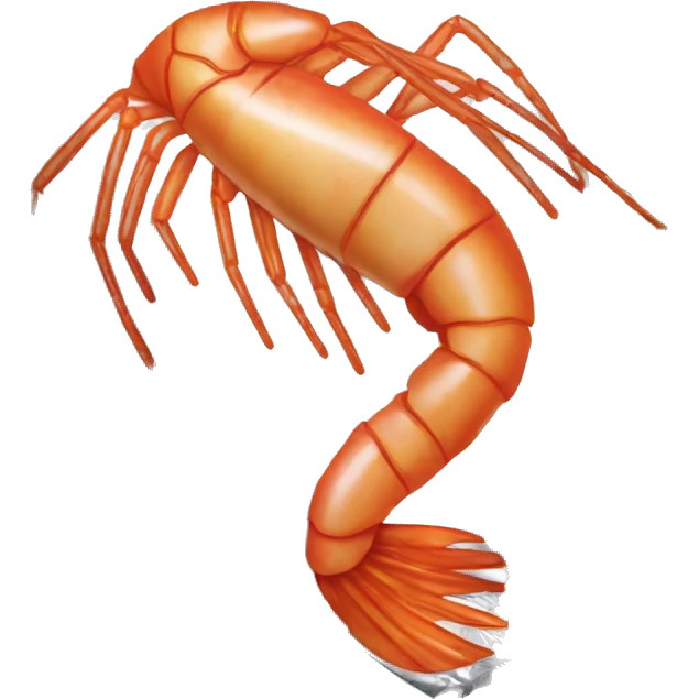 Shrimp foil wrapper emoji