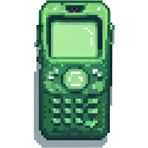 green phone emoji