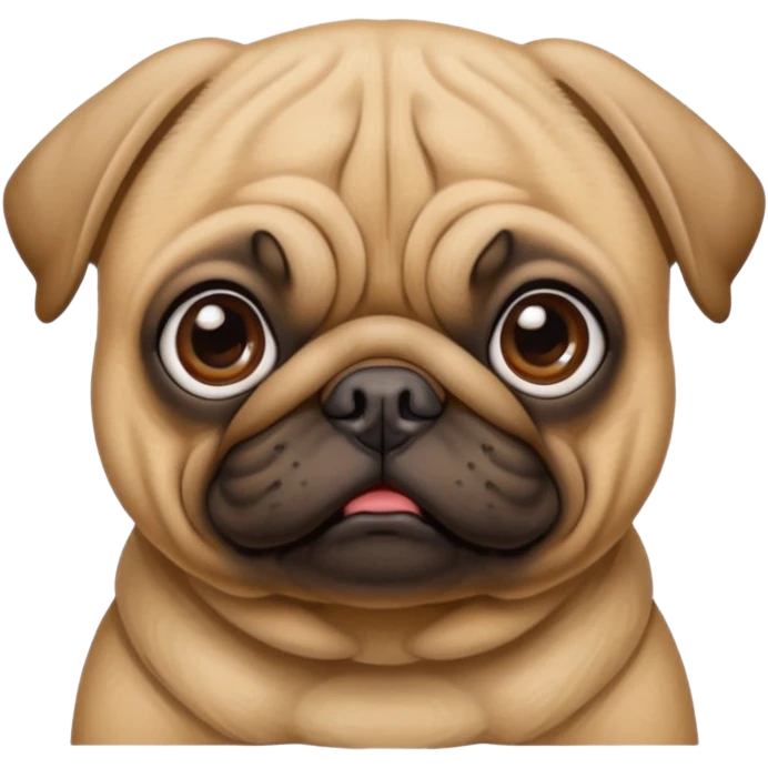 Tan pug emoji