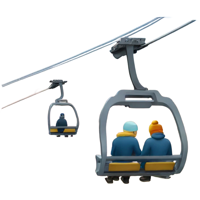 Ski lift emoji