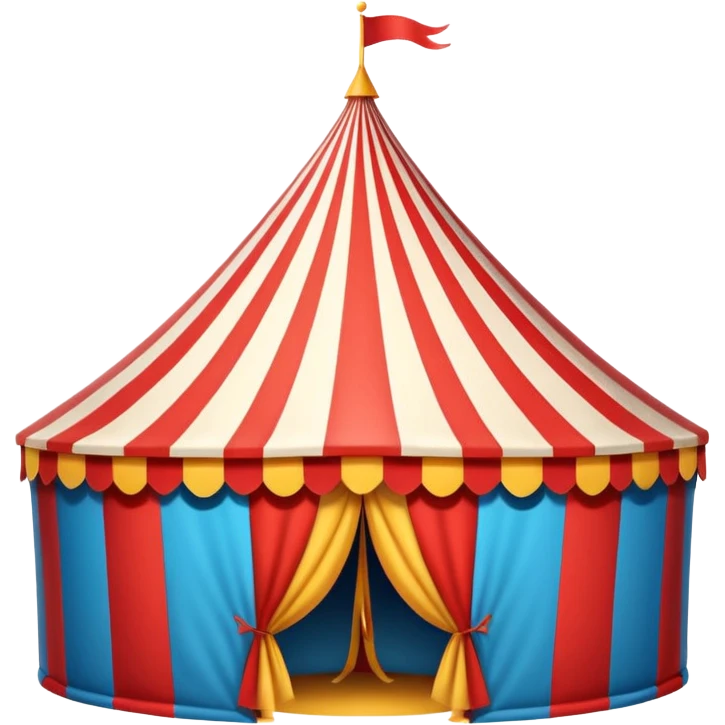 just 2 words "return policy" in circus , no background emoji