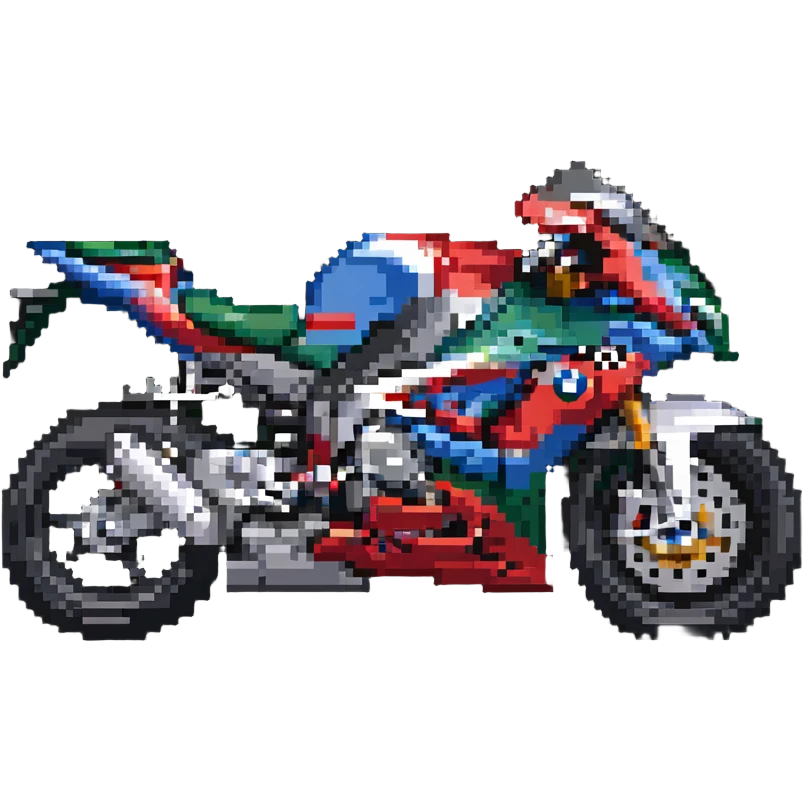 BMW S1000 racing motorcycle emoji