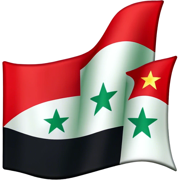 Free syria flag emoji