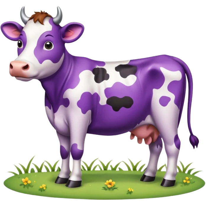 purple cow emoji