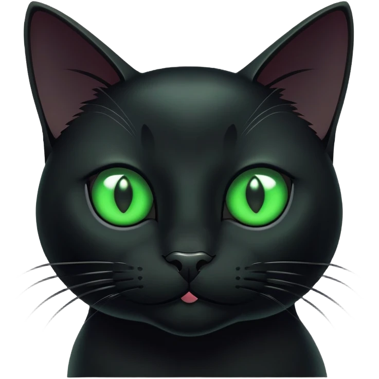 Black cat  emoji