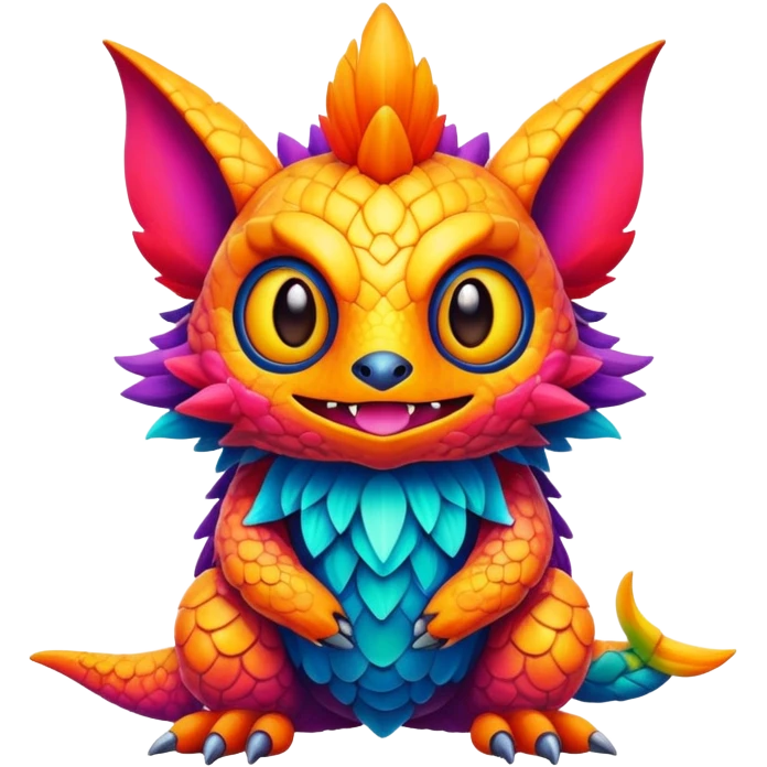 Vibrant Fakémon-creature emoji