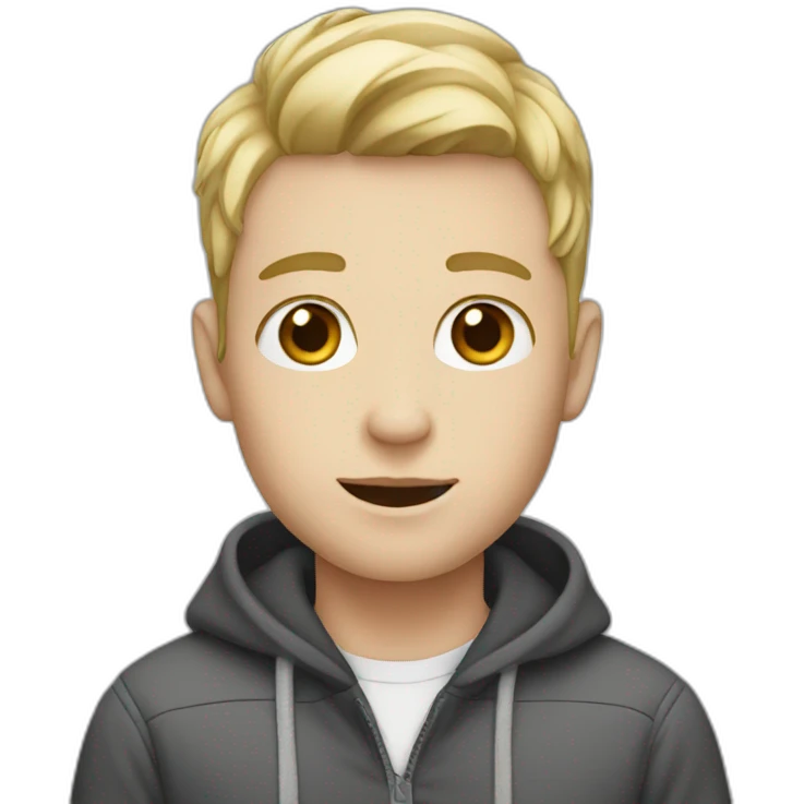boys White skin emoji