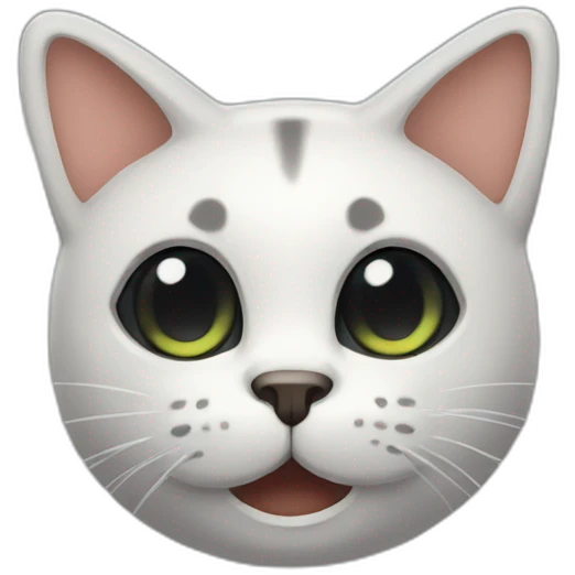 Crâne de chat emoji