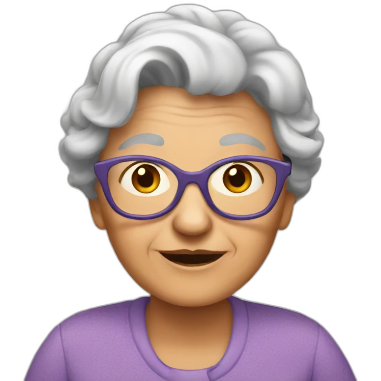 Granny emoji